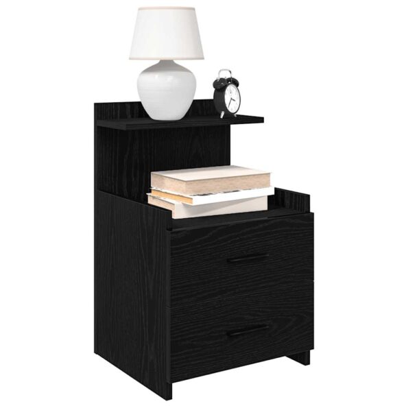 858635_1.jpg vidaXL Nočné stolíky 2 ks s 2 zásuvkami čierne 40x36,5x62 cm – Obrázok 1