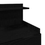 vidaXL Nočné stolíky 2 ks s 2 zásuvkami čierne 40x36,5x62 cm – Obrázok 10