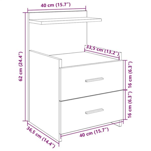 858635_12.jpg vidaXL Nočné stolíky 2 ks s 2 zásuvkami čierne 40x36,5x62 cm – Obrázok 12