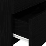 vidaXL Nočné stolíky 2 ks s 2 zásuvkami čierne 40x36,5x62 cm – Obrázok 9