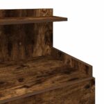 vidaXL Nočné stolíky 2 ks s 2 zásuvkami, dymový dub 40x36,5x62 cm – Obrázok 10