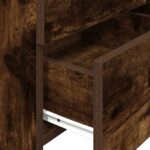 vidaXL Nočné stolíky 2 ks s 2 zásuvkami, dymový dub 40x36,5x62 cm – Obrázok 9