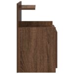 vidaXL Nočné stolíky 2 ks s 2 zásuvkami hnedý dub 40x36,5x62 cm – Obrázok 7