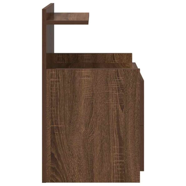 858645_7.jpg vidaXL Nočné stolíky 2 ks s 2 zásuvkami hnedý dub 40x36,5x62 cm – Obrázok 7