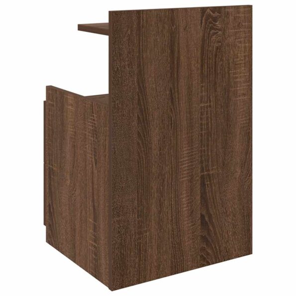 858645_8.jpg vidaXL Nočné stolíky 2 ks s 2 zásuvkami hnedý dub 40x36,5x62 cm – Obrázok 8
