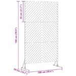 vidaXL Oceľový plotový panel Čierny Oceľ Štandardný Trvácny – Obrázok 10