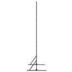 vidaXL kovový plotový panel čierny kov veľký vzor plotový panel – Obrázok 5