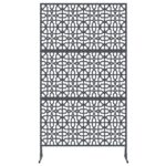 vidaXL Záves na zabezpečenie súkromia Antracit 100 x 50 x 180 cm Oceľ – Obrázok 4
