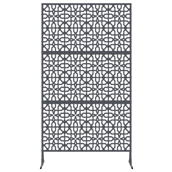 vidaXL Záves na zabezpečenie súkromia Antracit 100 x 50 x 180 cm Oceľ – Obrázok 4