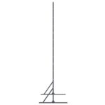 vidaXL Záves na zabezpečenie súkromia Antracit 100 x 50 x 180 cm Oceľ – Obrázok 5