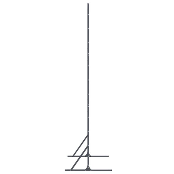 vidaXL Záves na zabezpečenie súkromia Antracit 100 x 50 x 180 cm Oceľ – Obrázok 5