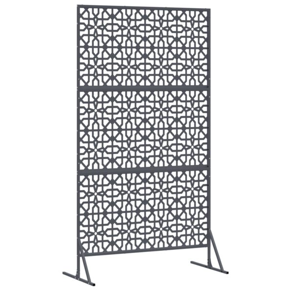 vidaXL Záves na zabezpečenie súkromia Antracit 100 x 50 x 180 cm Oceľ – Obrázok 6