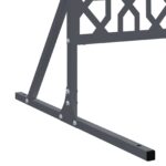 vidaXL Záves na zabezpečenie súkromia Antracit 100 x 50 x 180 cm Oceľ – Obrázok 7