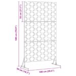 vidaXL Nerezový panel plotu Nerezová oceľ Nerezová oceľ Veľký – Obrázok 10