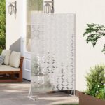 vidaXL Nerezový panel plotu Nerezová oceľ Nerezová oceľ Veľký – Obrázok 3