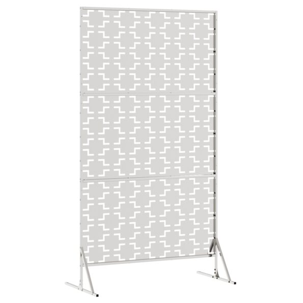 vidaXL Nerezový panel plotu Nerezová oceľ Nerezová oceľ Veľký – Obrázok 6