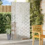 vidaXL Pozinkovaný oceľový plotový panel Pozinkovaná oceľ Jednoduchý panel