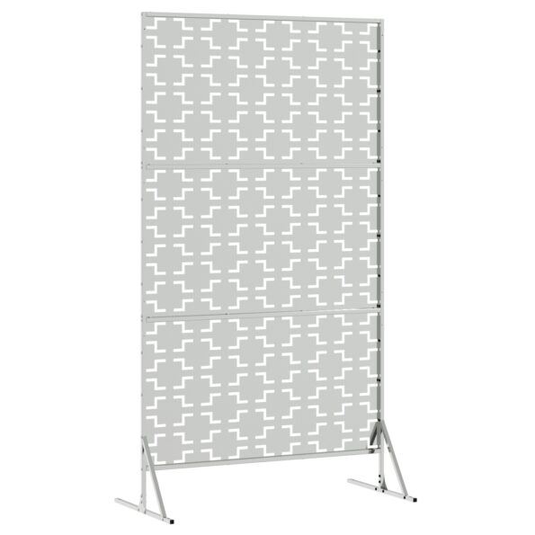 vidaXL Pozinkovaný oceľový plotový panel Pozinkovaná oceľ Jednoduchý panel – Obrázok 6