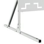 vidaXL Pozinkovaný oceľový plotový panel Pozinkovaná oceľ Jednoduchý panel – Obrázok 7