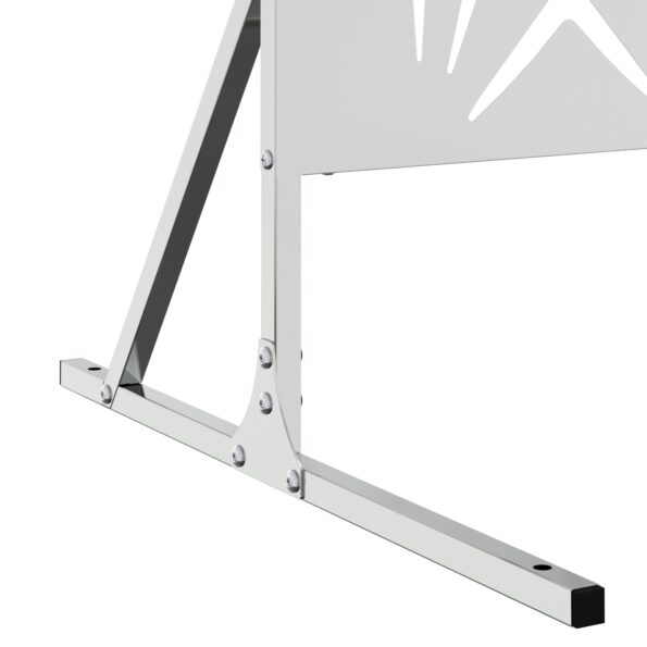 vidaXL Pozinkovaný oceľový plotový panel Pozinkovaná oceľ Veľký – Obrázok 7