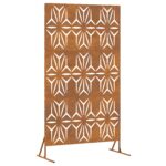 vidaXL Kovový plotový panel Odolná oceľ Veľký Dekoratívne vložky – Obrázok 2