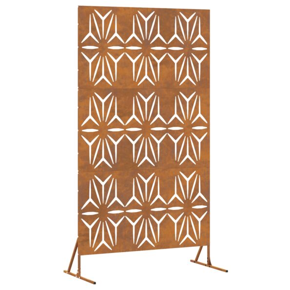 vidaXL Kovový plotový panel Odolná oceľ Veľký Dekoratívne vložky – Obrázok 2