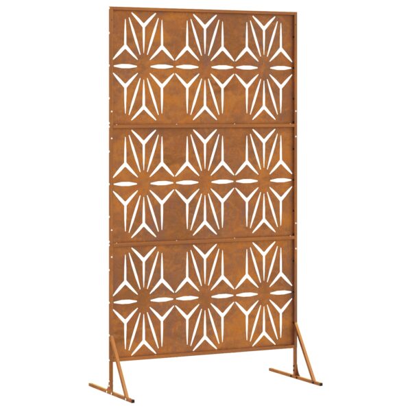 vidaXL Kovový plotový panel Odolná oceľ Veľký Dekoratívne vložky – Obrázok 7