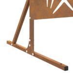 vidaXL Kovový plotový panel Odolná oceľ Veľký Dekoratívne vložky – Obrázok 8