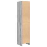 vidaXL Bufetový kabinet Sivá Sonoma MDF Stredný Bufetový kabinet – Obrázok 7