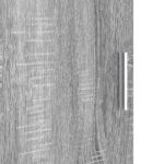 vidaXL Bufetový kabinet Sivá Sonoma MDF Stredný Bufetový kabinet – Obrázok 8