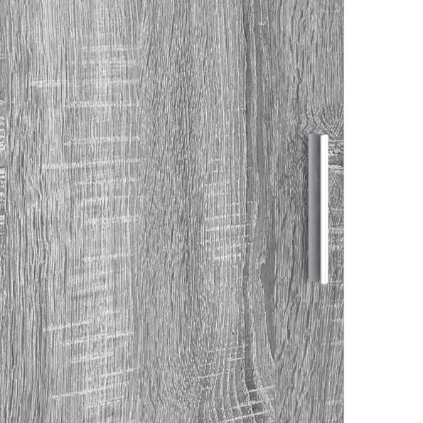 vidaXL Bufetový kabinet Sivá Sonoma MDF Stredný Bufetový kabinet – Obrázok 8