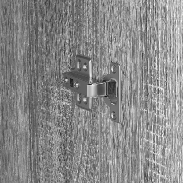 vidaXL Bufetový kabinet Sivá Sonoma MDF Stredný Bufetový kabinet – Obrázok 9