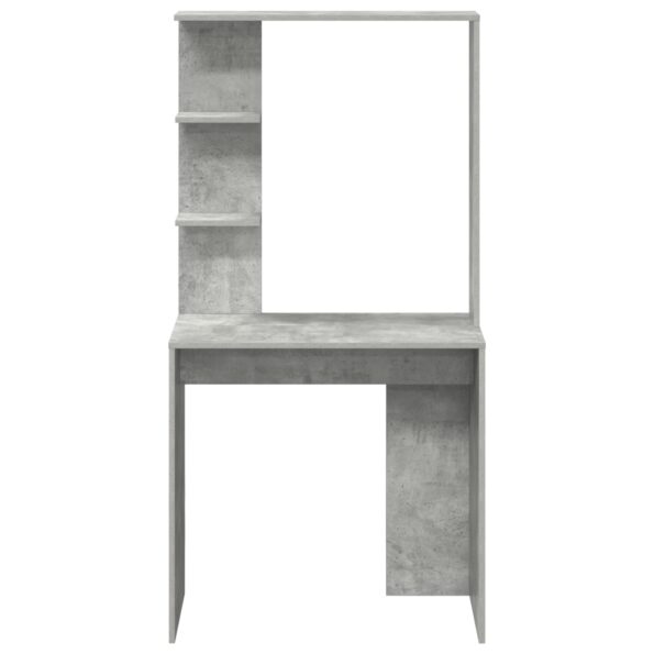 vidaXL Betónovo sivý počítačový stôl Betónovo sivý Kompozitné drevo – Obrázok 4