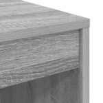 vidaXL Písací stôl Sivá sonoma Drevotriesková doska 70 x 40 x 76 cm – Obrázok 7