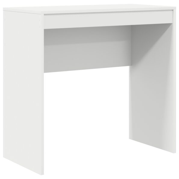 869386_2.jpg vidaXL Písací stôl Biela MDF 80 x 40 x 76 cm Jednoduchý Písací stôl – Obrázok 2