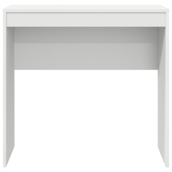 869386_4.jpg vidaXL Písací stôl Biela MDF 80 x 40 x 76 cm Jednoduchý Písací stôl – Obrázok 4