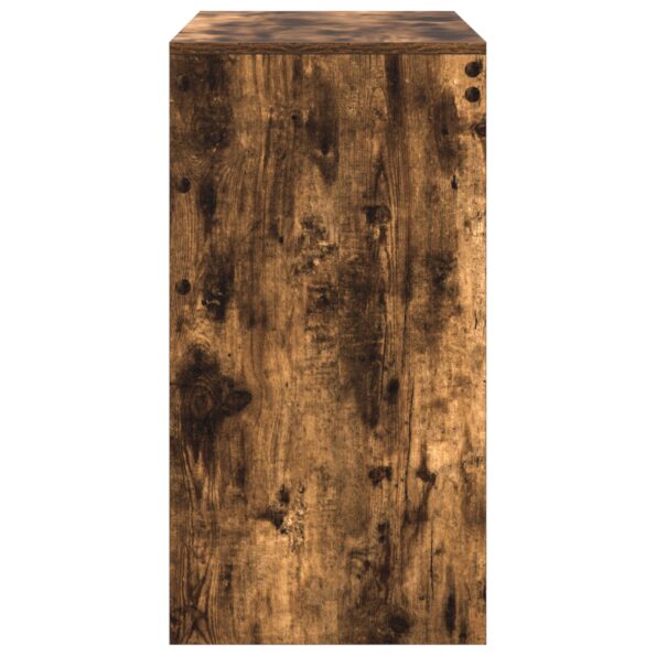 vidaXL Písací stôl Dymený dub Kompozitné drevo Kompaktný Písací stôl – Obrázok 5