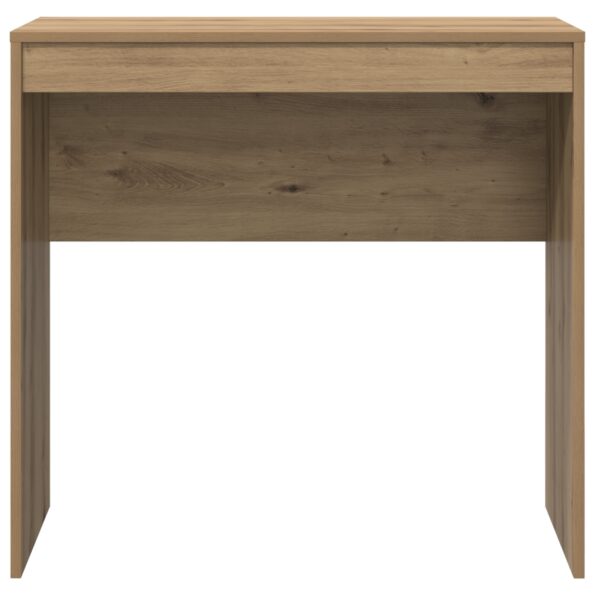 869393_4.jpg vidaXL Písací stôl Dubový Inžinierske drevo 80 x 40 x 76 cm Písací stôl – Obrázok 4