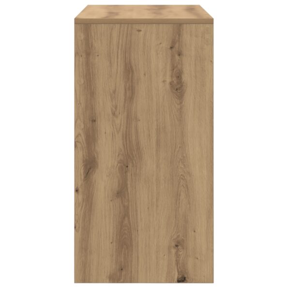 869393_5.jpg vidaXL Písací stôl Dubový Inžinierske drevo 80 x 40 x 76 cm Písací stôl – Obrázok 5