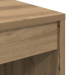 vidaXL Písací stôl Dubový Inžinierske drevo 80 x 40 x 76 cm Písací stôl – Obrázok 7