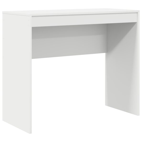 869394_2.jpg vidaXL Písací stôl Biely Inžinierske drevo Stredný Minimalistický – Obrázok 2