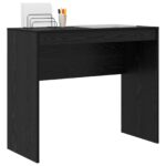 vidaXL Písací stôl Čierny dub Inžinierske drevo 90 x 40 x 76 cm – Obrázok 3