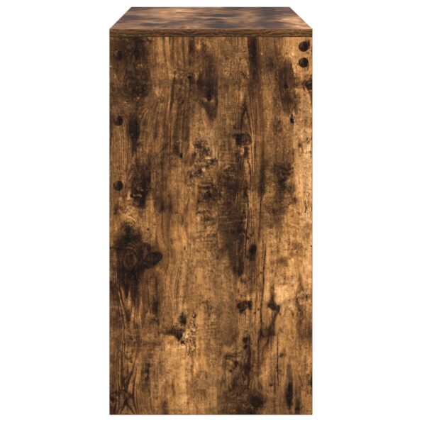 vidaXL Písací stôl Dymený dub Kompozitné drevo 90 x 40 x 76 cm – Obrázok 5