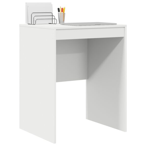 869410_3.jpg vidaXL Písací stôl Biela Inžinierske drevo 60 x 50 x 76 cm Trvácny – Obrázok 3