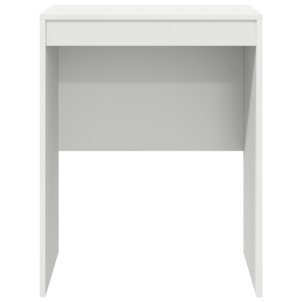 869410_4.jpg vidaXL Písací stôl Biela Inžinierske drevo 60 x 50 x 76 cm Trvácny – Obrázok 4