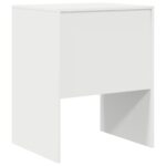 vidaXL Písací stôl Biela Inžinierske drevo 60 x 50 x 76 cm Trvácny – Obrázok 6