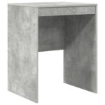 vidaXL Písací stôl Betónová sivá Betón 60 x 50 x 76 cm Jednoduchý – Obrázok 2