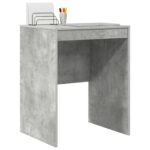 vidaXL Písací stôl Betónová sivá Betón 60 x 50 x 76 cm Jednoduchý – Obrázok 3