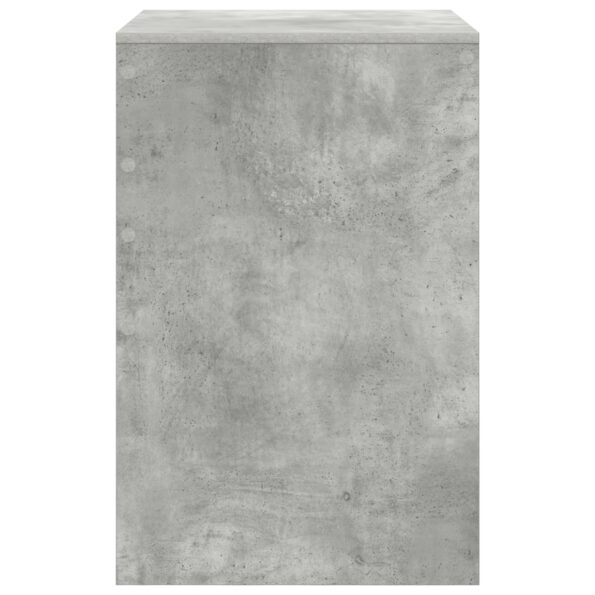 869413_5.jpg vidaXL Písací stôl Betónová sivá Betón 60 x 50 x 76 cm Jednoduchý – Obrázok 5