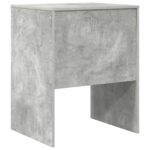 vidaXL Písací stôl Betónová sivá Betón 60 x 50 x 76 cm Jednoduchý – Obrázok 6